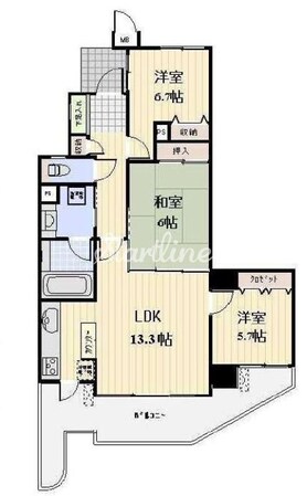 プロスペクト清澄庭園の物件間取画像